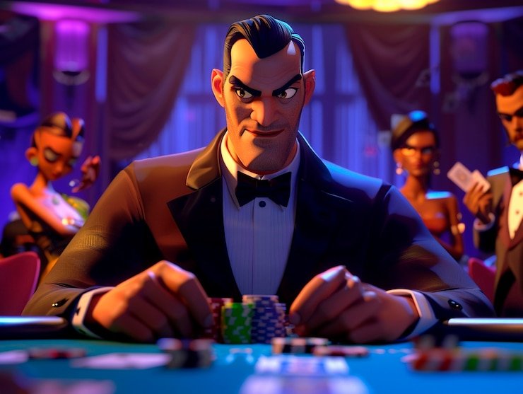 Three Card Poker live table at patimura4d showing dealer and player hands side by side